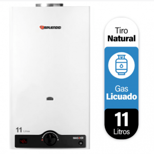 Calefont 11 litros Gas licuado Tiro natural Splendid