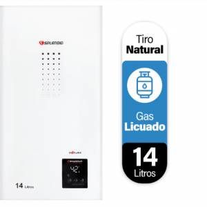 Calefont 14 litros Gas licuado Tiro natural Splendid