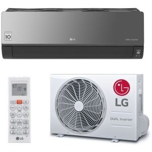 Aire acondicionado inverter LG ARTCOOL NEGRO 12000 btu