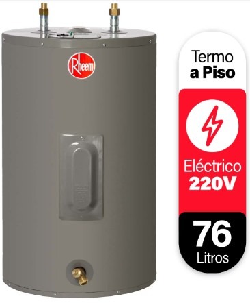 Termo eléctrico de piso 76 litros 220V Rheem