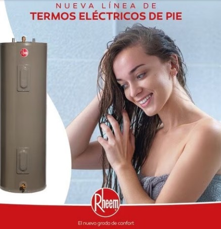 Termo eléctrico de piso 76 litros 220V Rheem