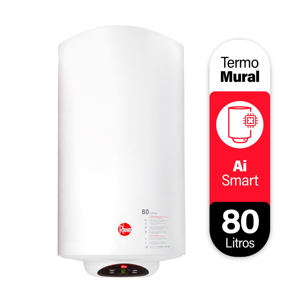 TERMO ELÉCTRICO MURAL 80L RHEEM