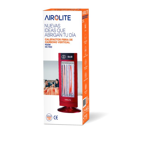 CALEFACTOR FIBRA DE CARBONO VERTICAL HC 900 - Imagen 3