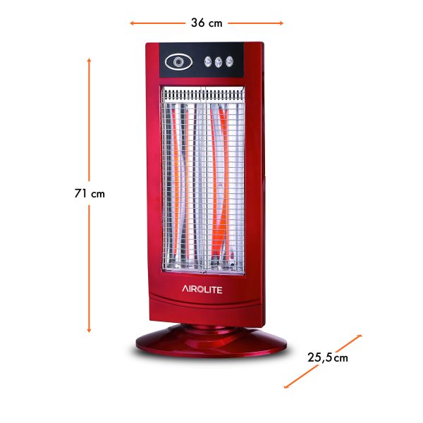 CALEFACTOR FIBRA DE CARBONO VERTICAL HC 900 - Imagen 2