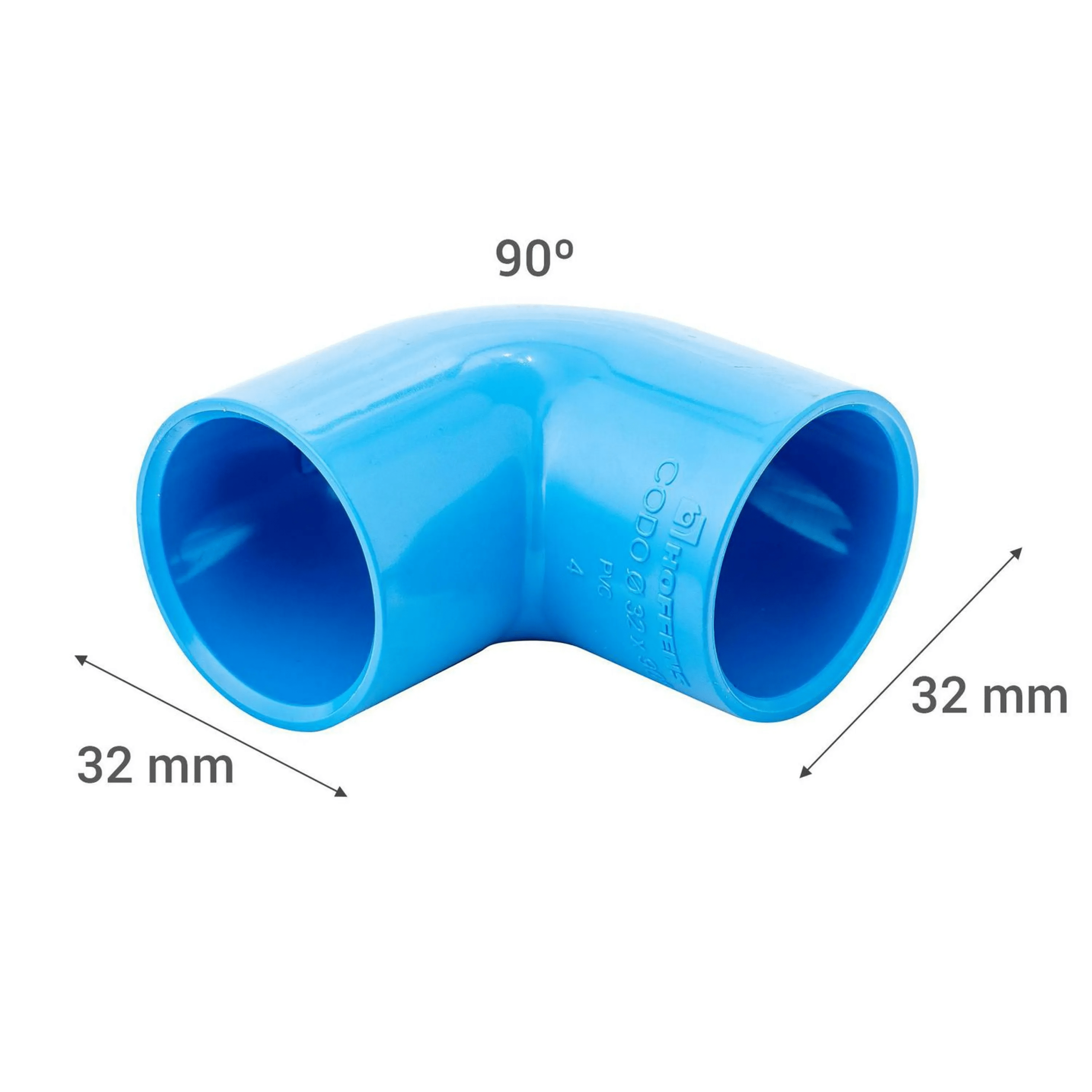 Codo 90o PVC-P Cementar 32mm