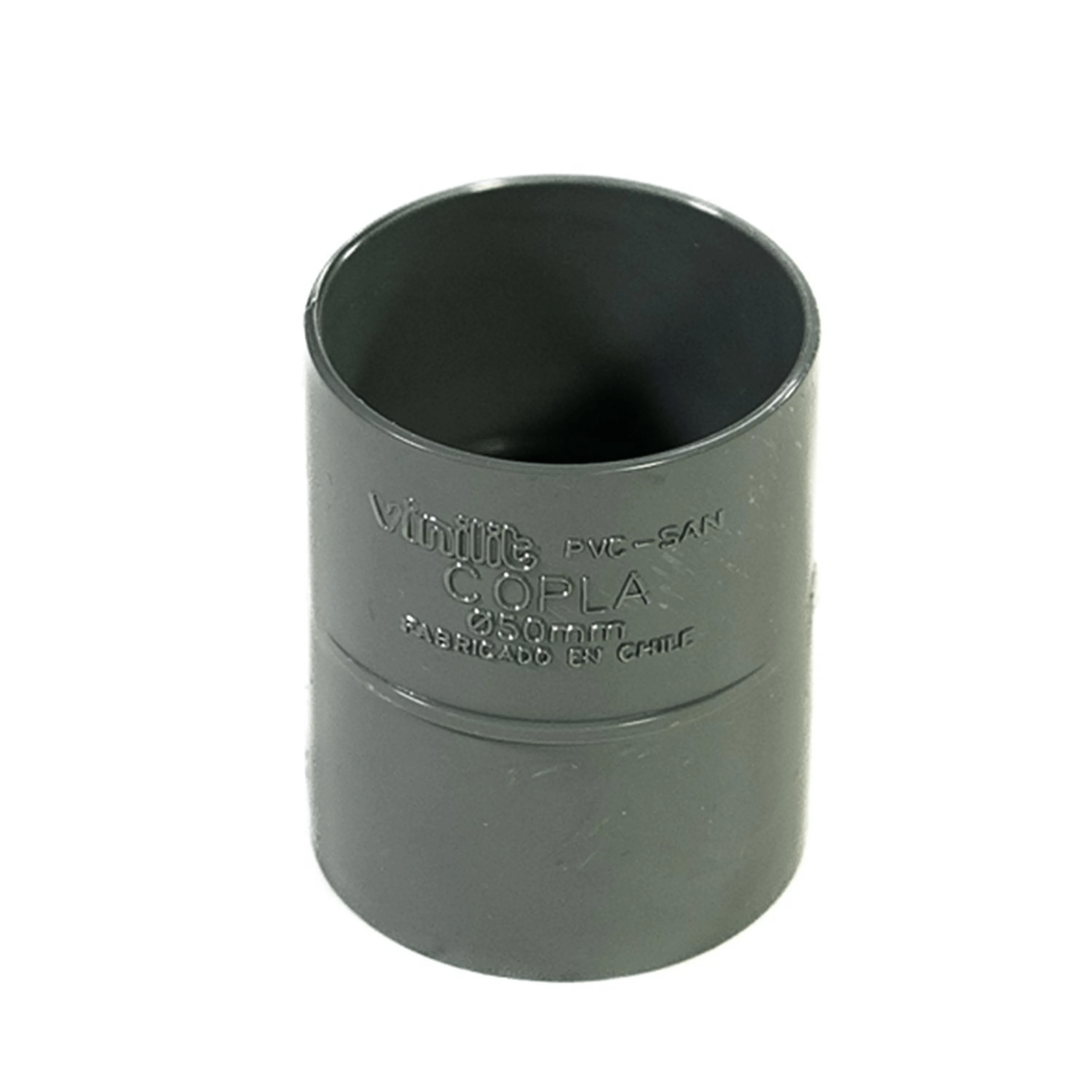 Copla PVC-S Cementar 50mm Gris