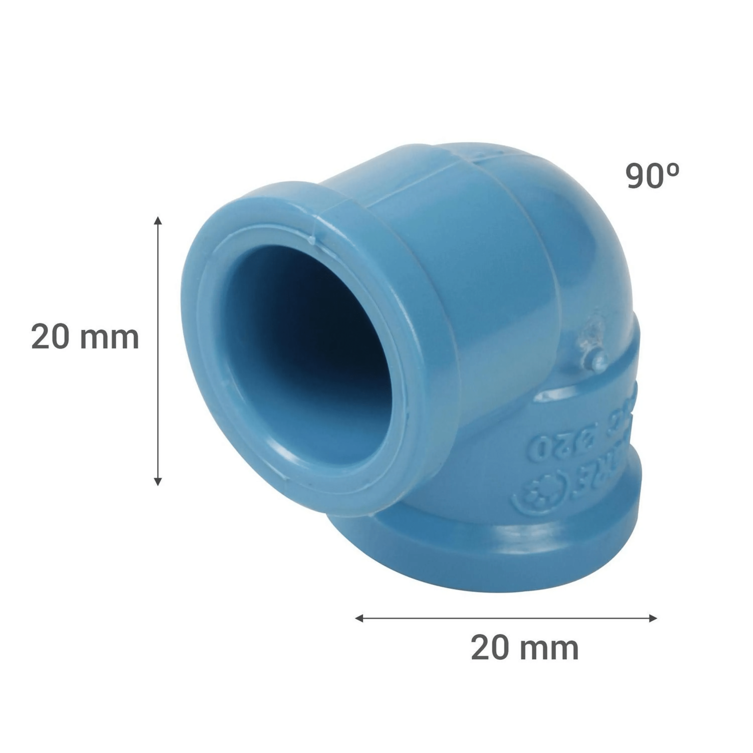 Codo 90o PVC-P Cementar 20mm