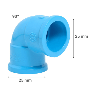 Codo 90Ø PVC-P Cementar 25mm