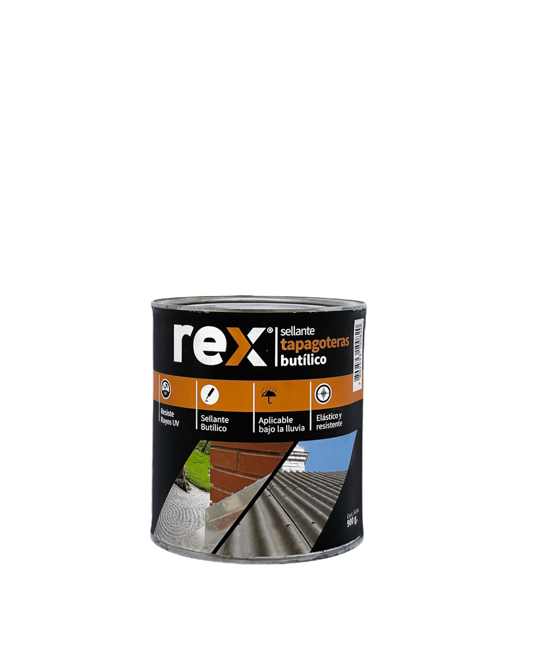 Rex Adhesivo Tapagoteras Butílico Tarro 900 gr