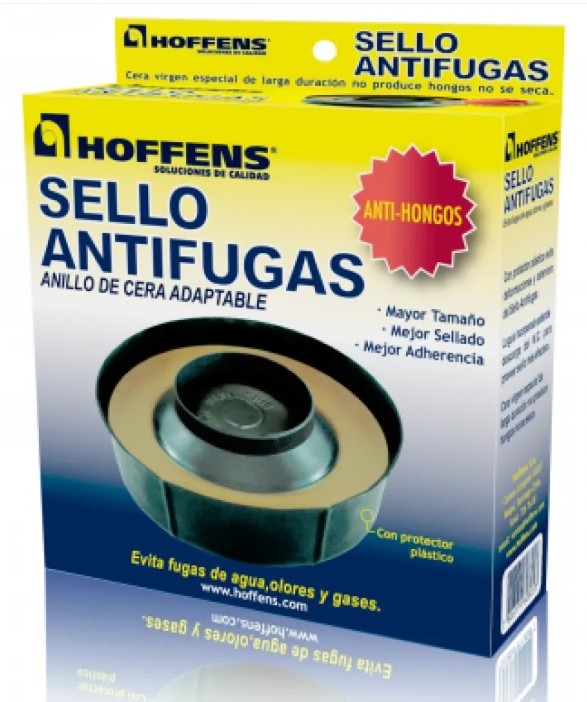 Sello cera antifuga wc con adapt Hoffens Mimbral